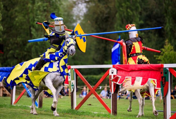 The Knights of Royal England at Hever Castle's annual Jousting ...