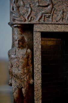 Camden Place detail of an Egyptian Fireplace