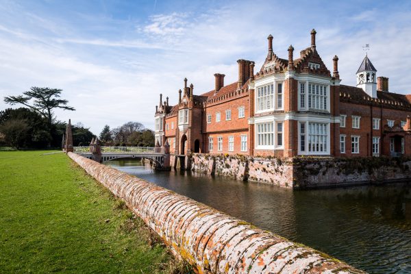 Helmingham Hall moated historic house in Suffolk