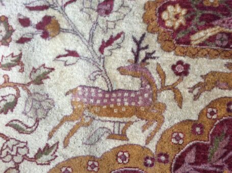 Silk rug of Broadward Hall deer