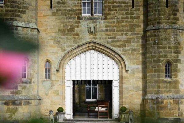 Chiddingstone Castle door